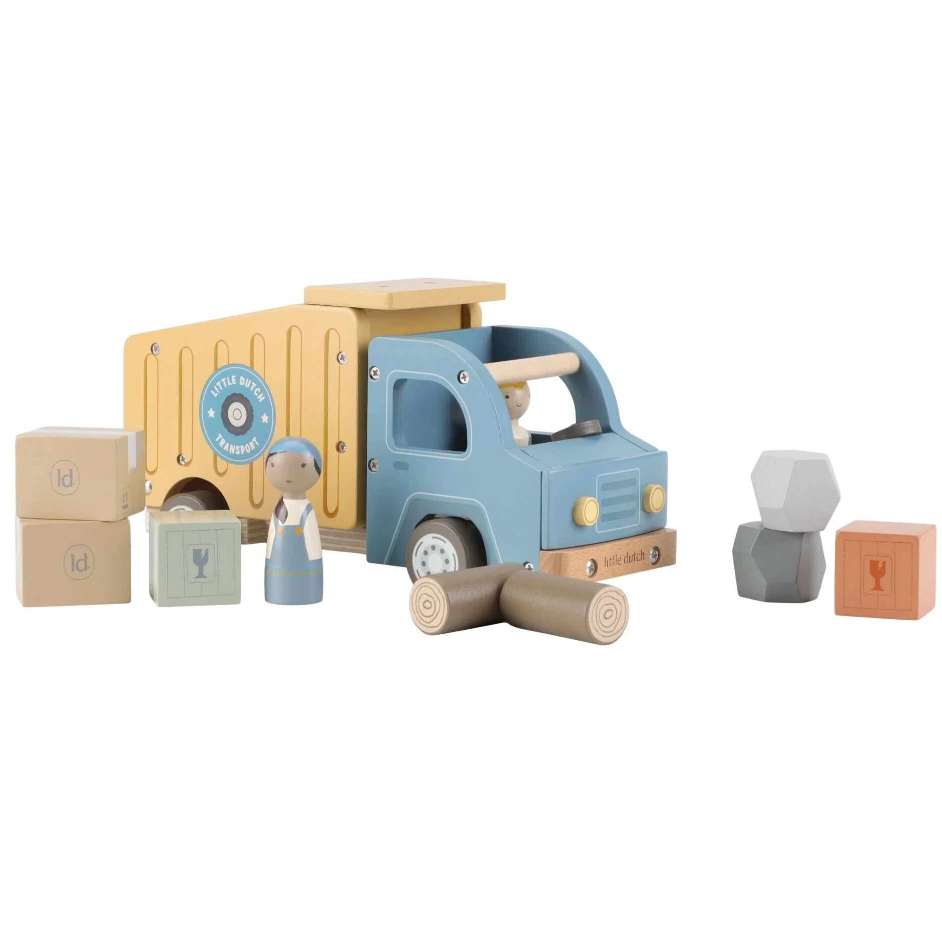 Camión DUMPER de madera LITTLE DUTCH