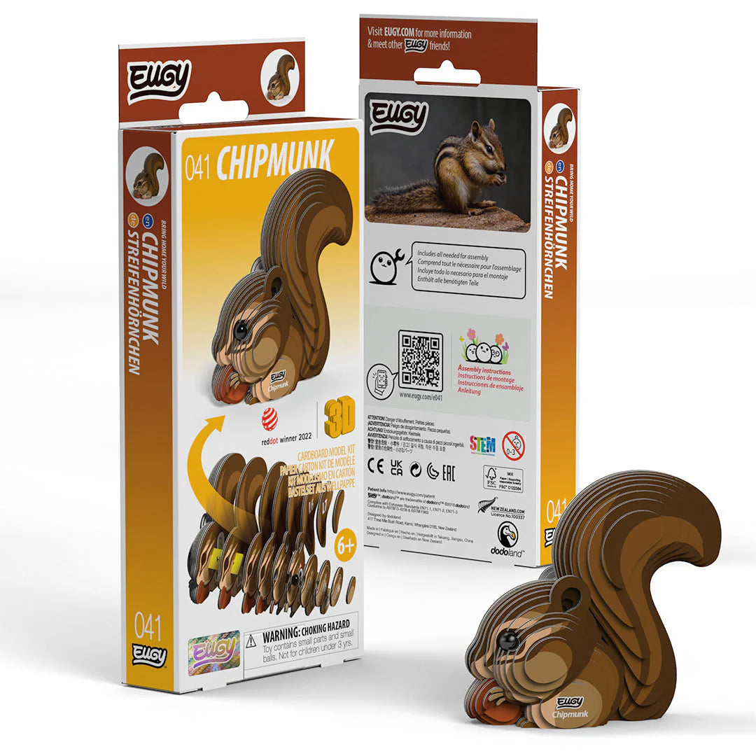 Kit miniPuzzle 3D EUGY · ardilla