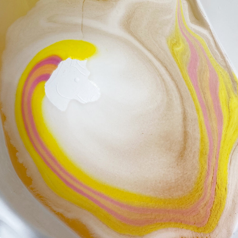 Bomba de baño unicornio ¡efecto arco iris!