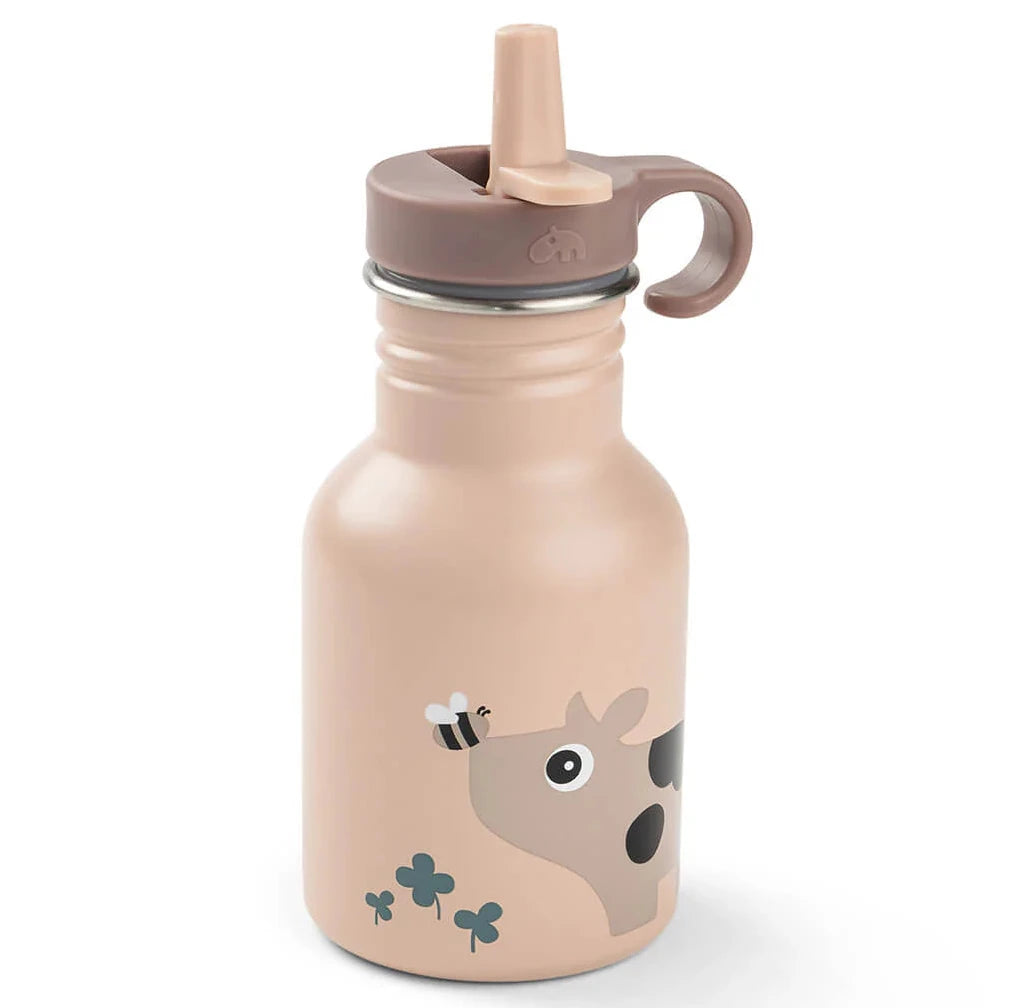 Botella de acero DONEBYDEER 350ml. · tiny farm rosa