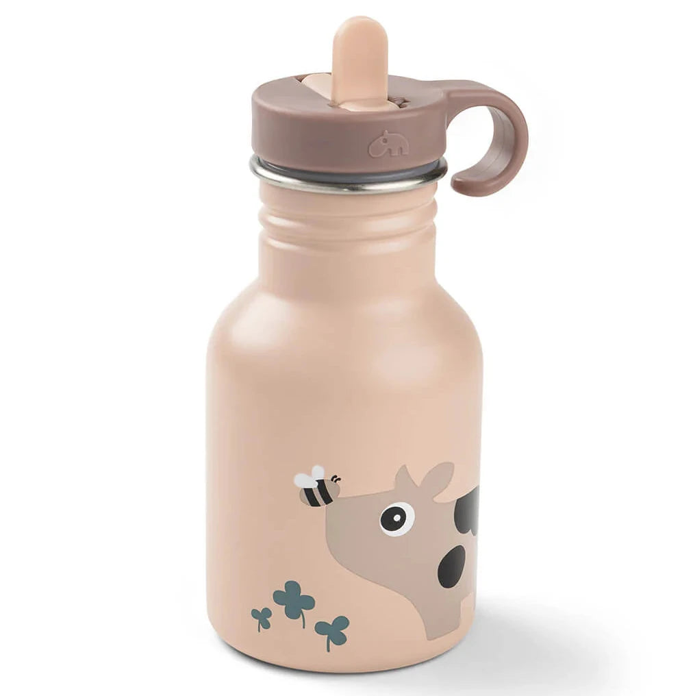 Botella de acero DONEBYDEER 350ml. · tiny farm rosa
