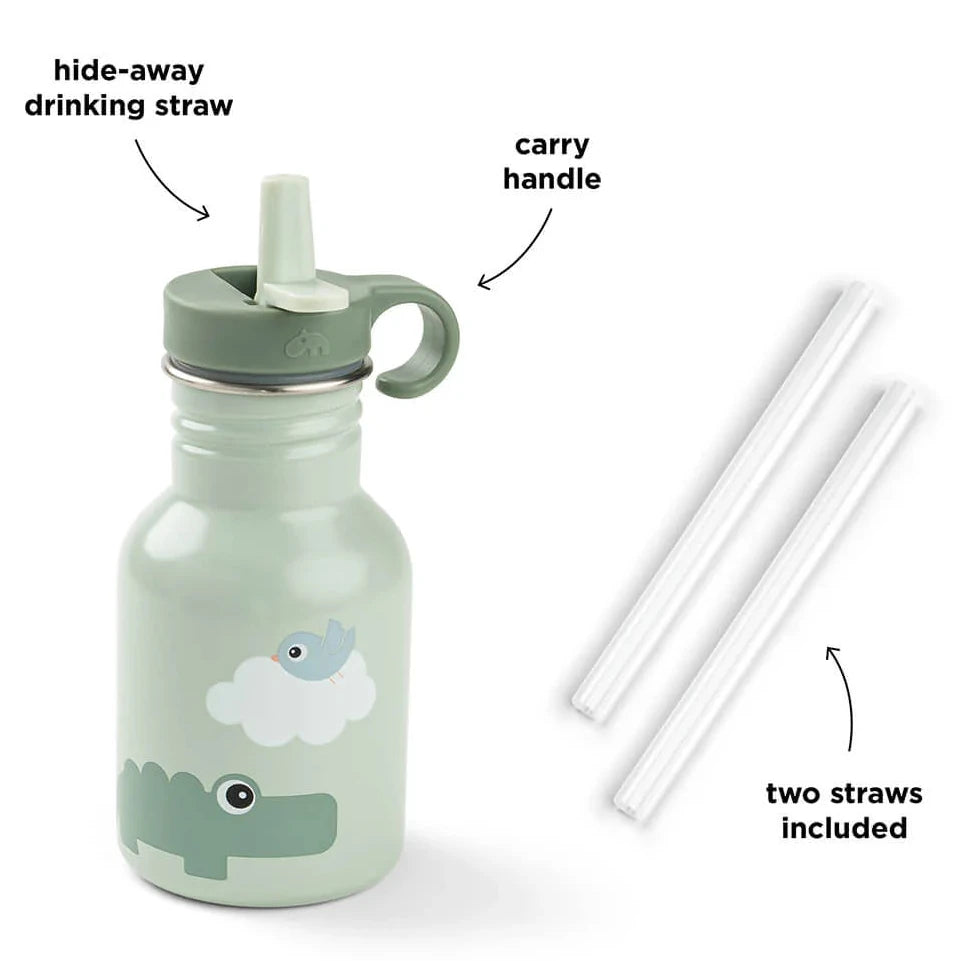 Botella de acero DONEBYDEER 350ml. · playground verde