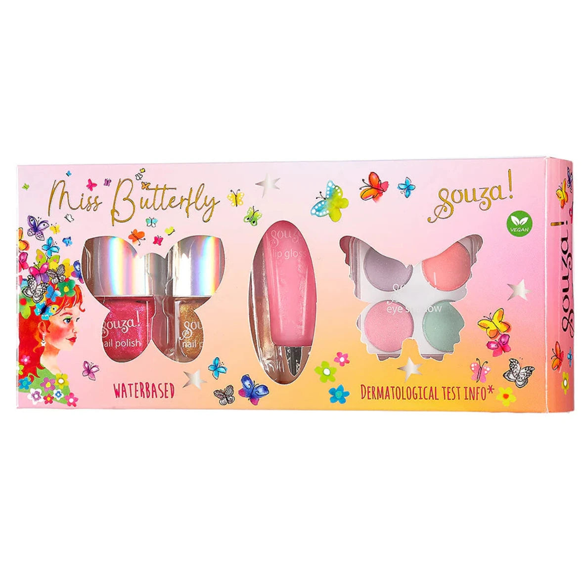 Set de maquillaje mariposa