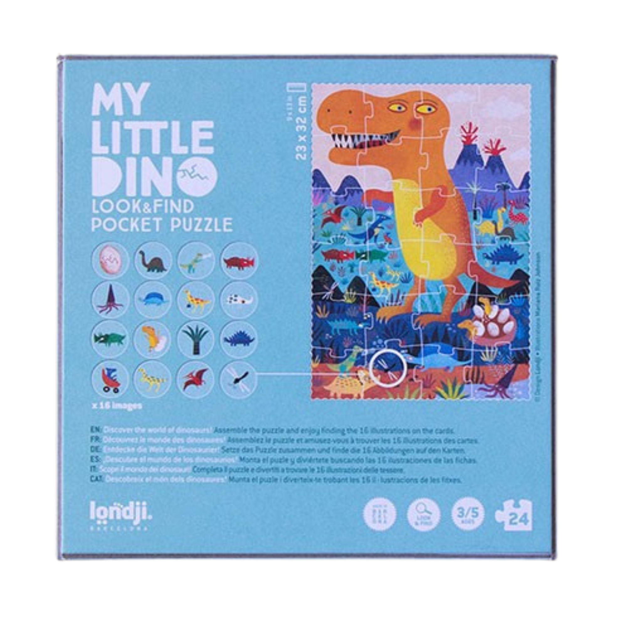Puzzle pocket: my little dino