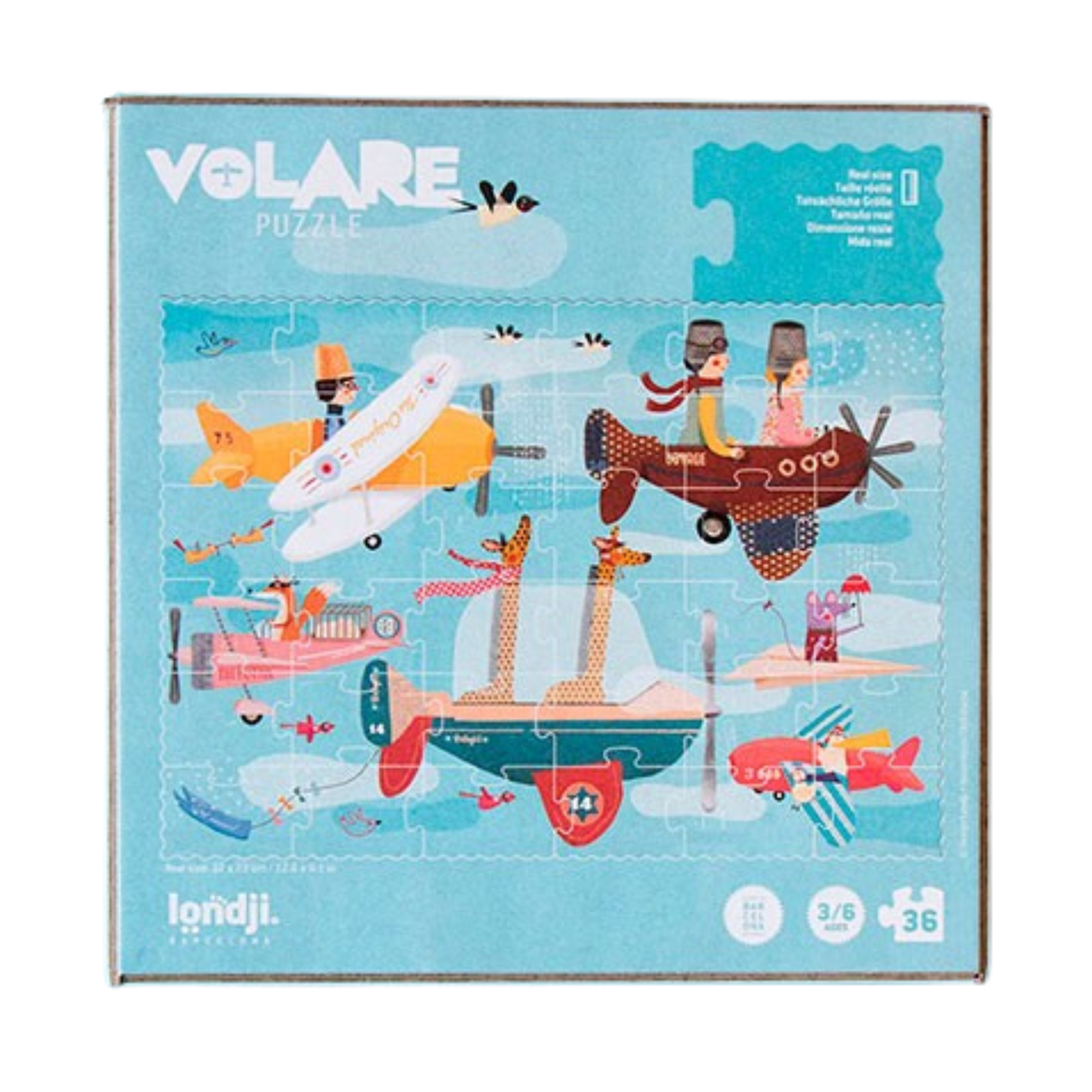 Puzzle pocket: volare
