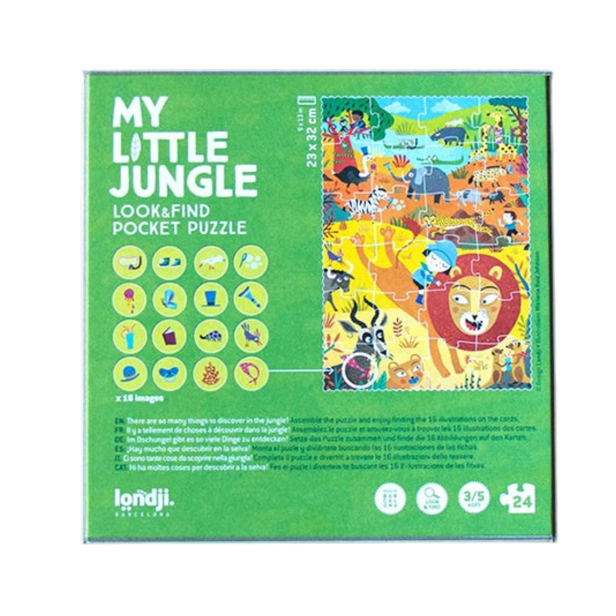 Puzzle pocket: my little jungle