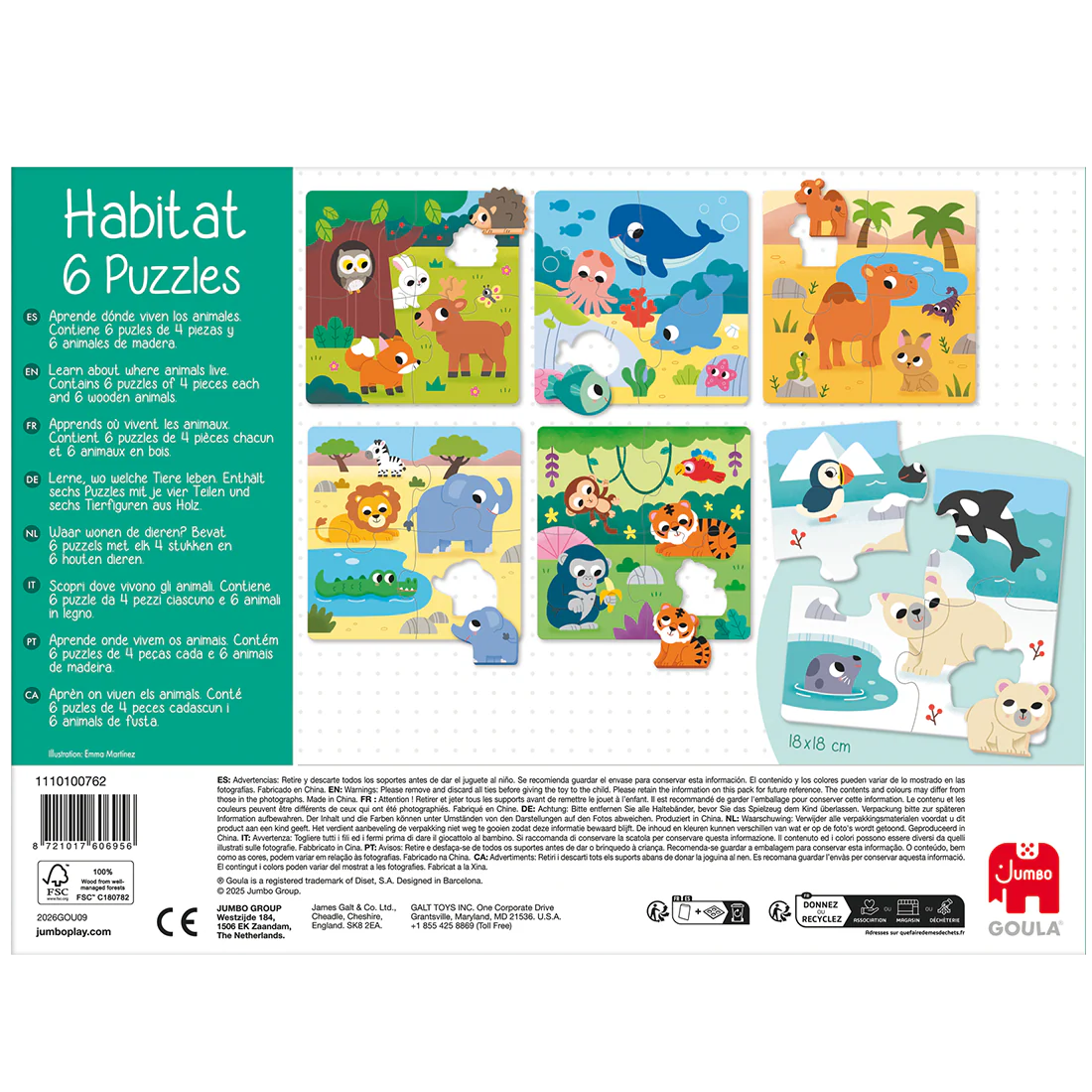 6 habitat puzzle