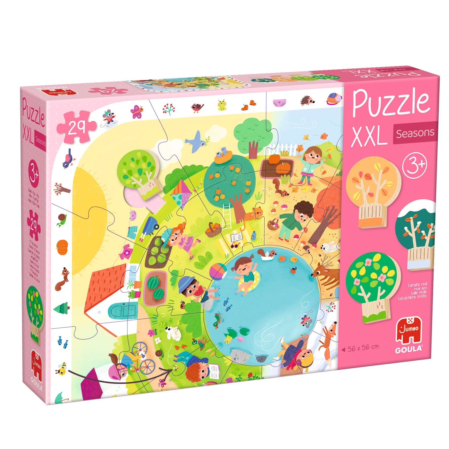 Puzzle XXL estaciones: 29 piezas
