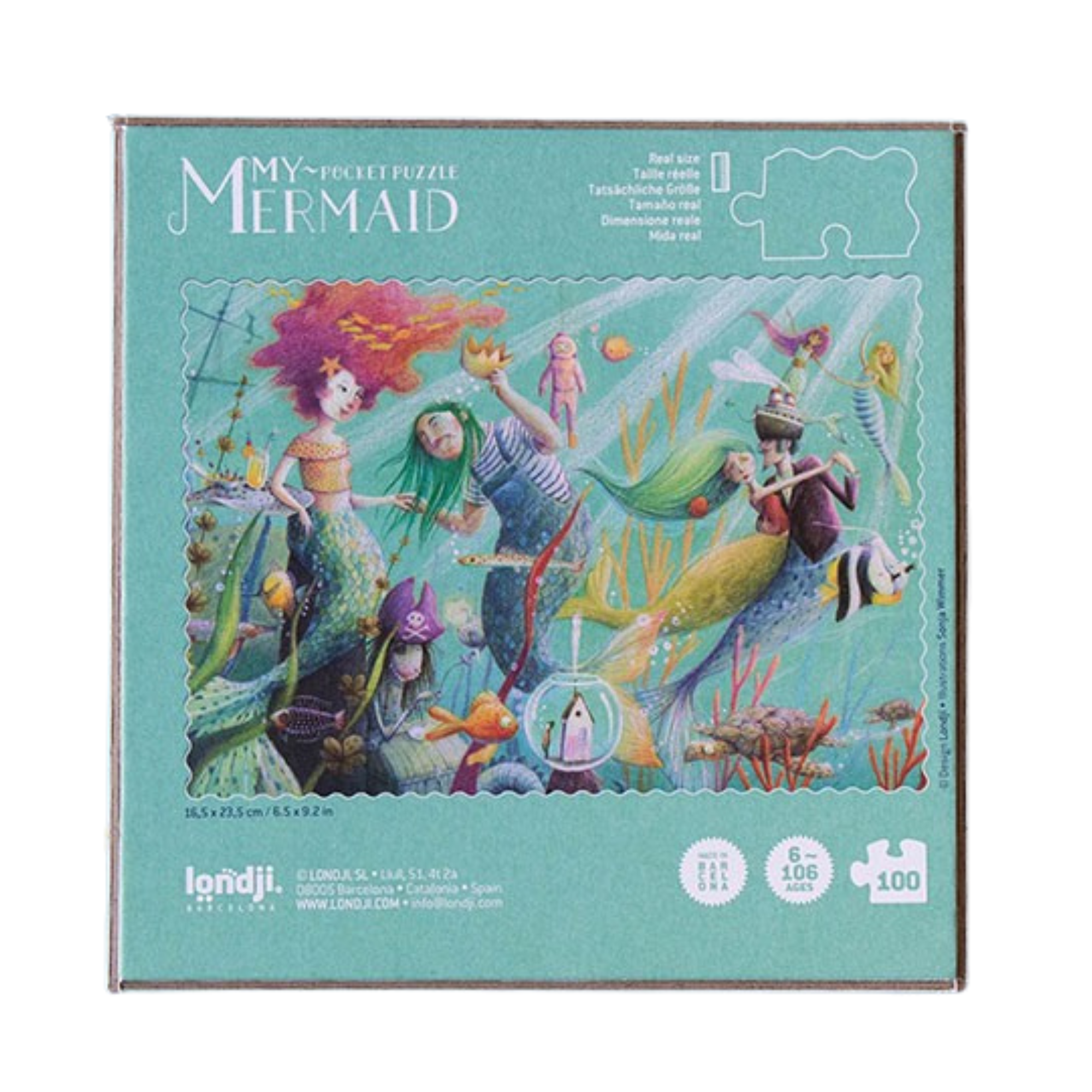 Puzzle pocket: my mermaid