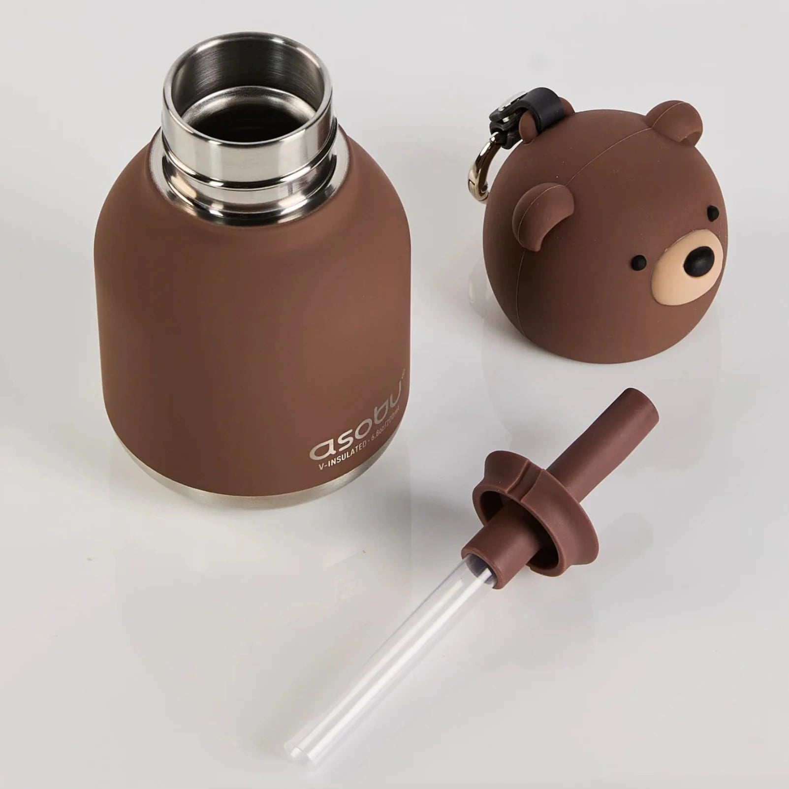 Botella térmica mini BESTIE 200ml.· oso marrón