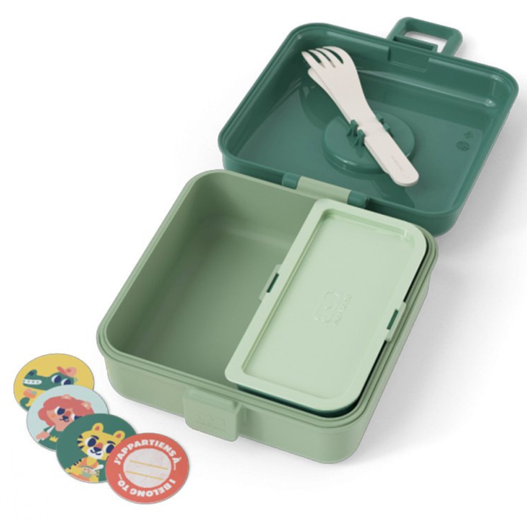 Fiambrera MONBENTO snacky · verde