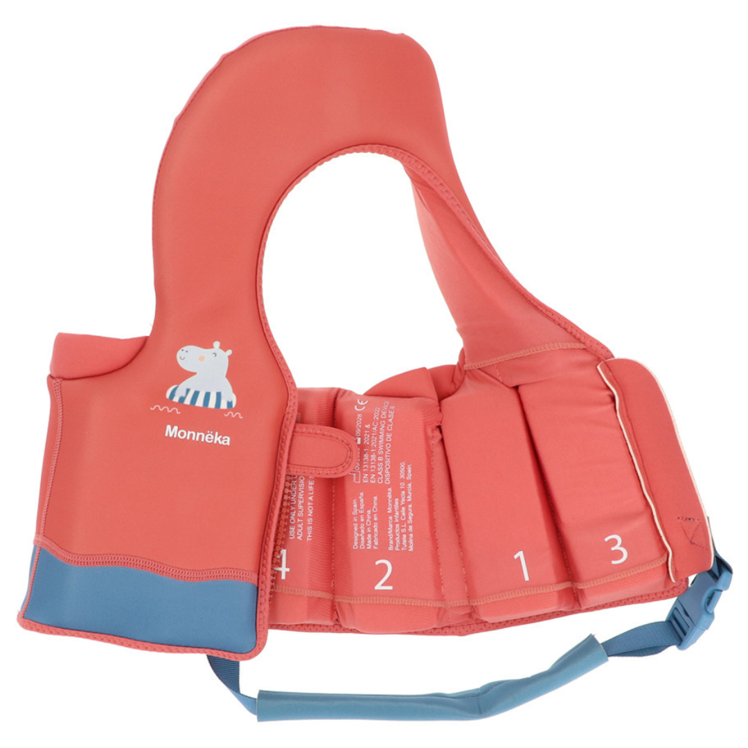 Chaleco flotador de aprendizaje MONNËKA para 1-2 años · hippos