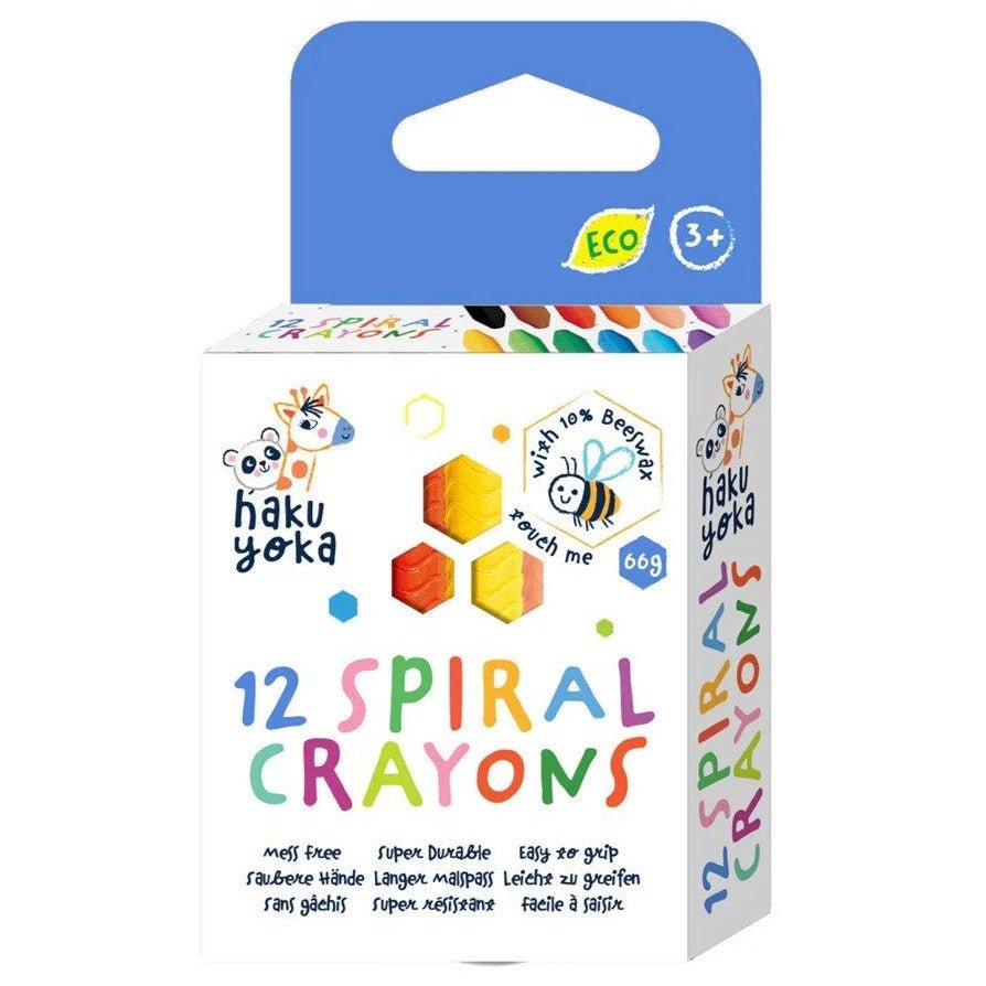12 Ceras Haku Yoka · Spiral Crayons - La Chata Merengüela