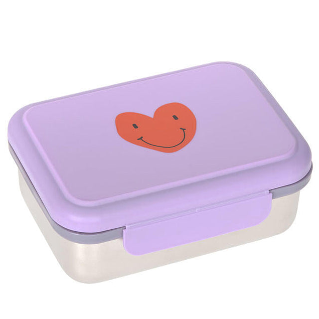Fiambrera acero inoxidable Lässig · heart lilac