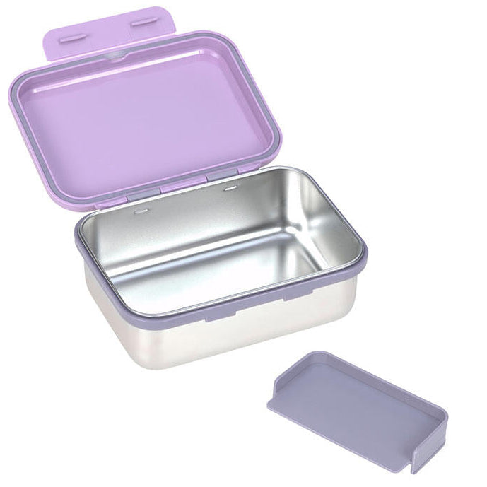 Fiambrera acero inoxidable Lässig · heart lilac