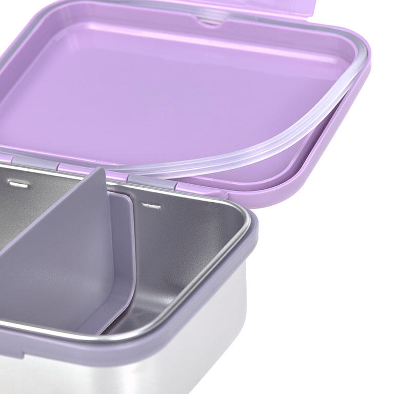 Fiambrera acero inoxidable Lässig · heart lilac
