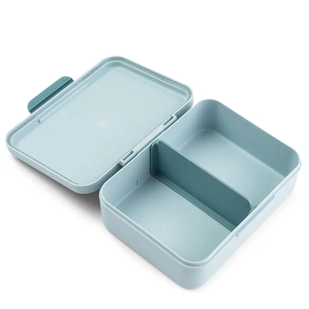 Fiambrera con separador DONEBYDEER · tiny farm azul