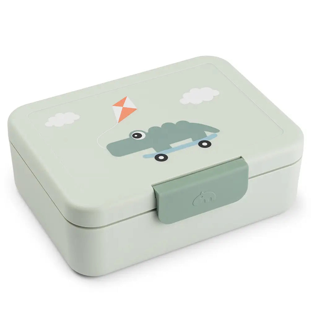 Fiambrera con separador DONEBYDEER · playground verde