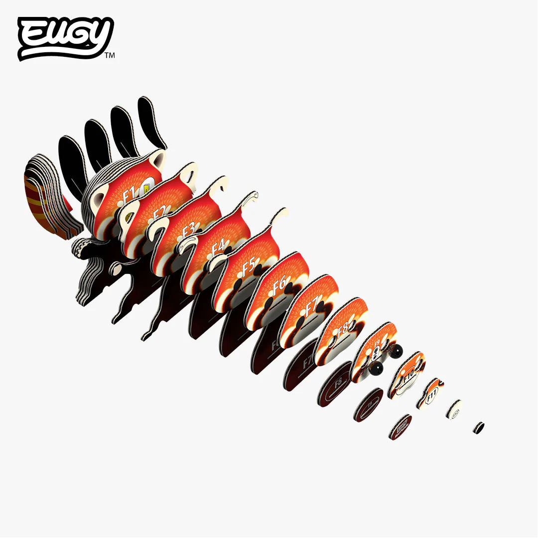 Kit miniPuzzle 3D EUGY · panda rojo