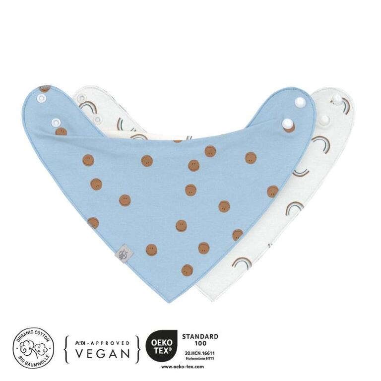 Pack 2 bandanas Lässig · happy blue