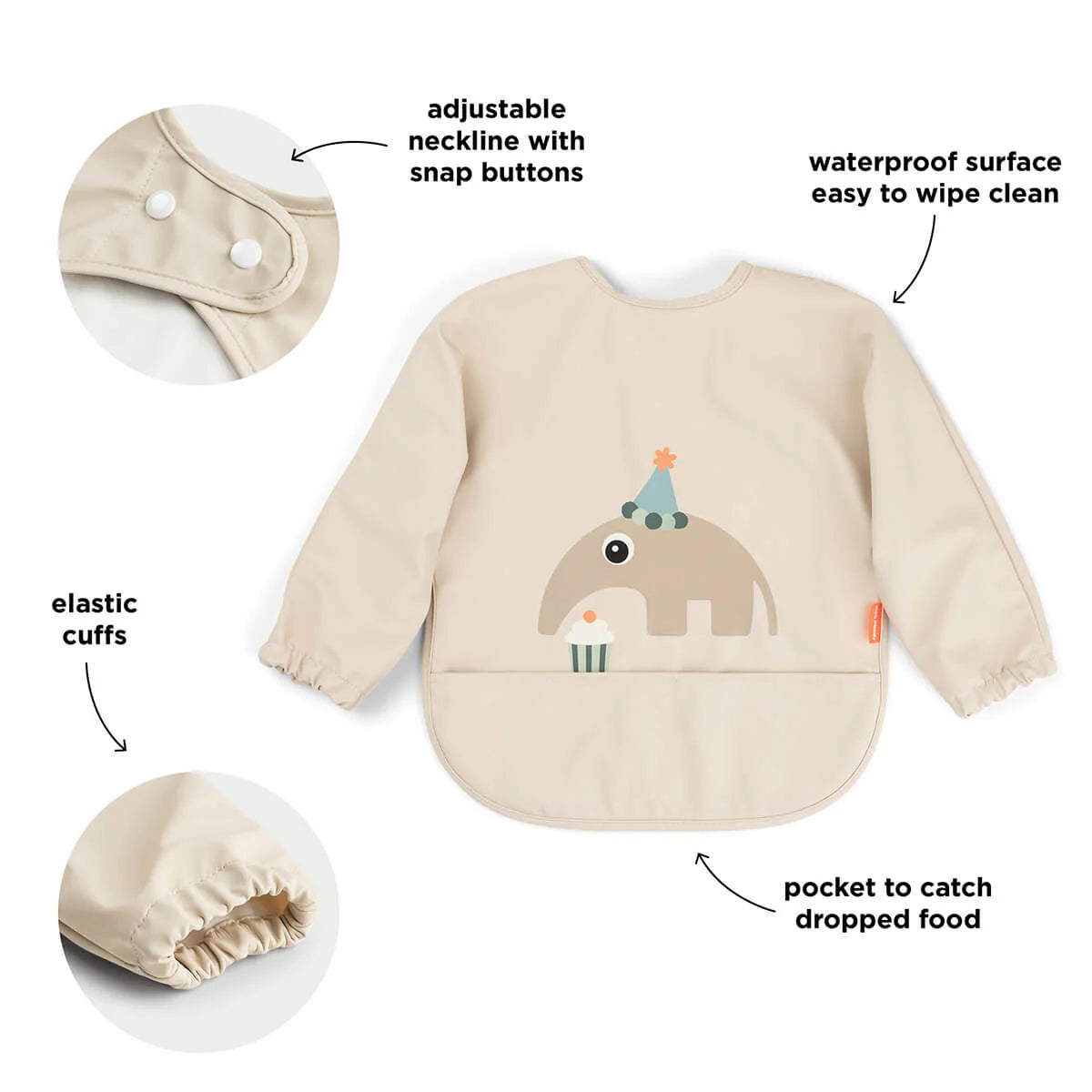 Babero con mangas DONEBYDEER · celebration arena