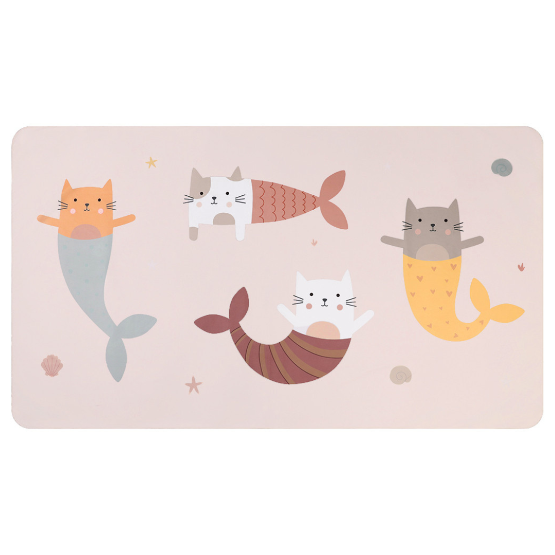 Toalla de playa microfibra MONNËKA · mermaid cats