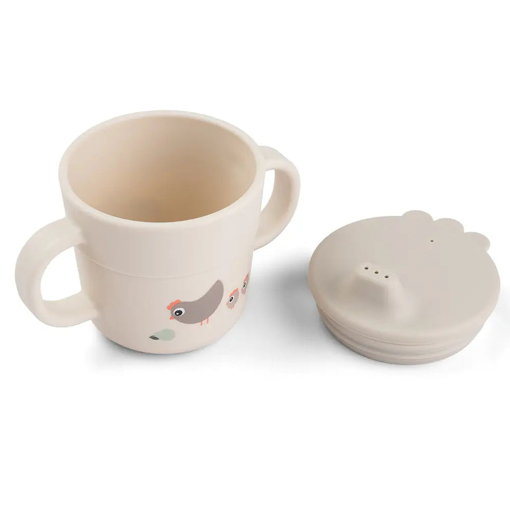 Vajilla foodie con ventosa DONEBYDEER tiny farm · arena