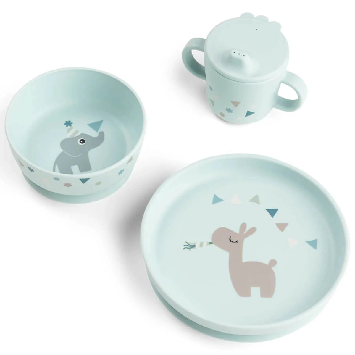 Vajilla foodie con ventosa DONEBYDEER · celebration azul