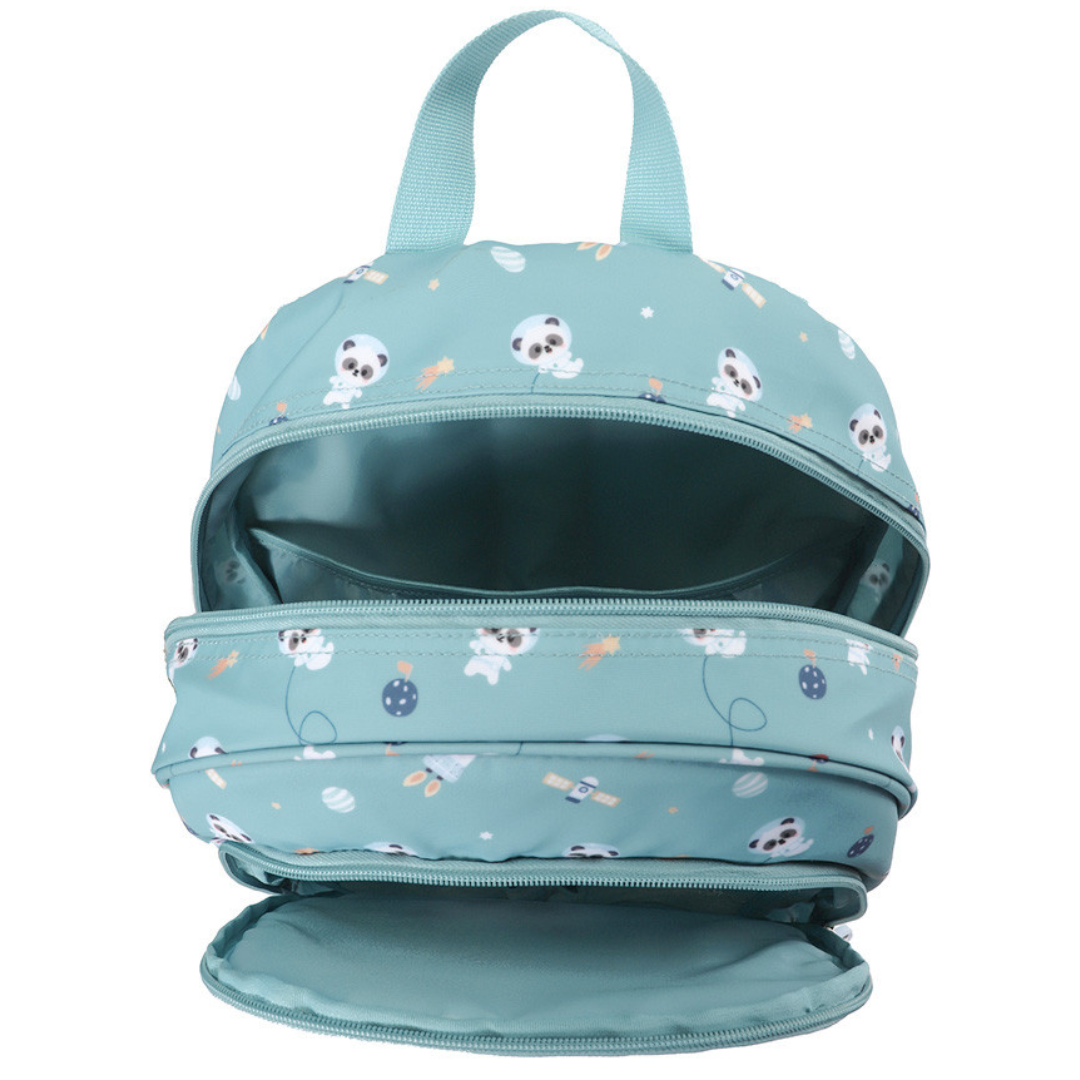 Mochila TUTETE mediana con llavero personalizable · panda in space