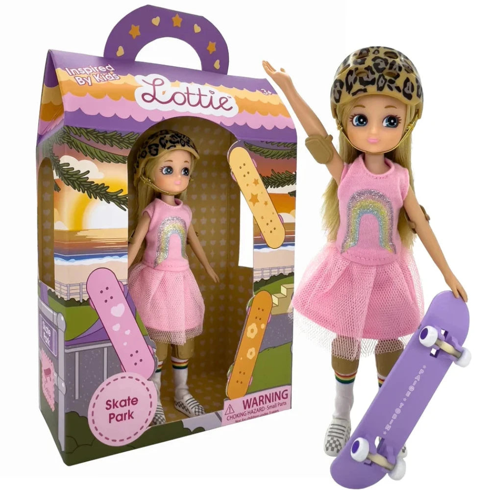 Muñeca LOTTIE en skate
