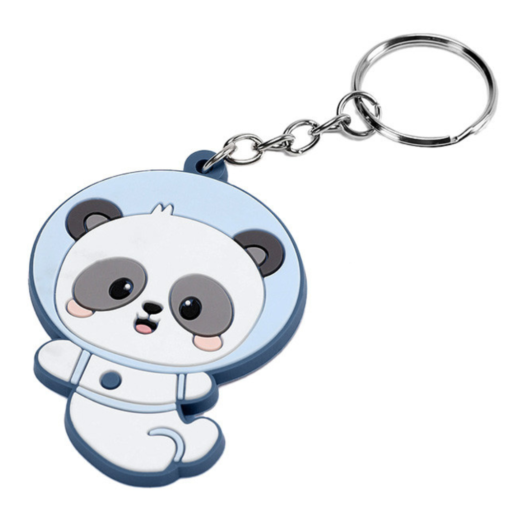 Mochila TUTETE mediana con llavero personalizable · panda in space