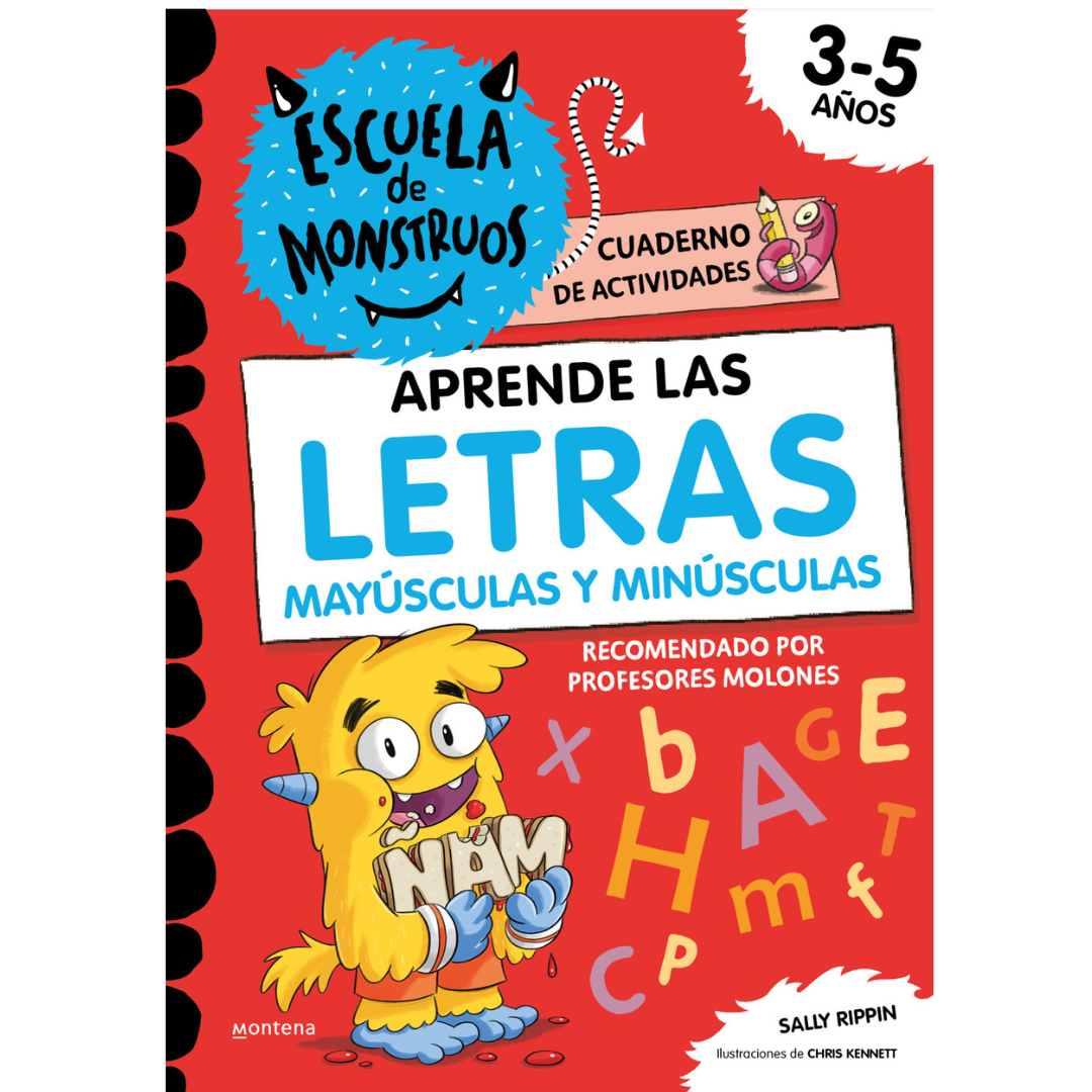 Aprende las letras mayúsculas y minúsculas en la escuela de monstruos