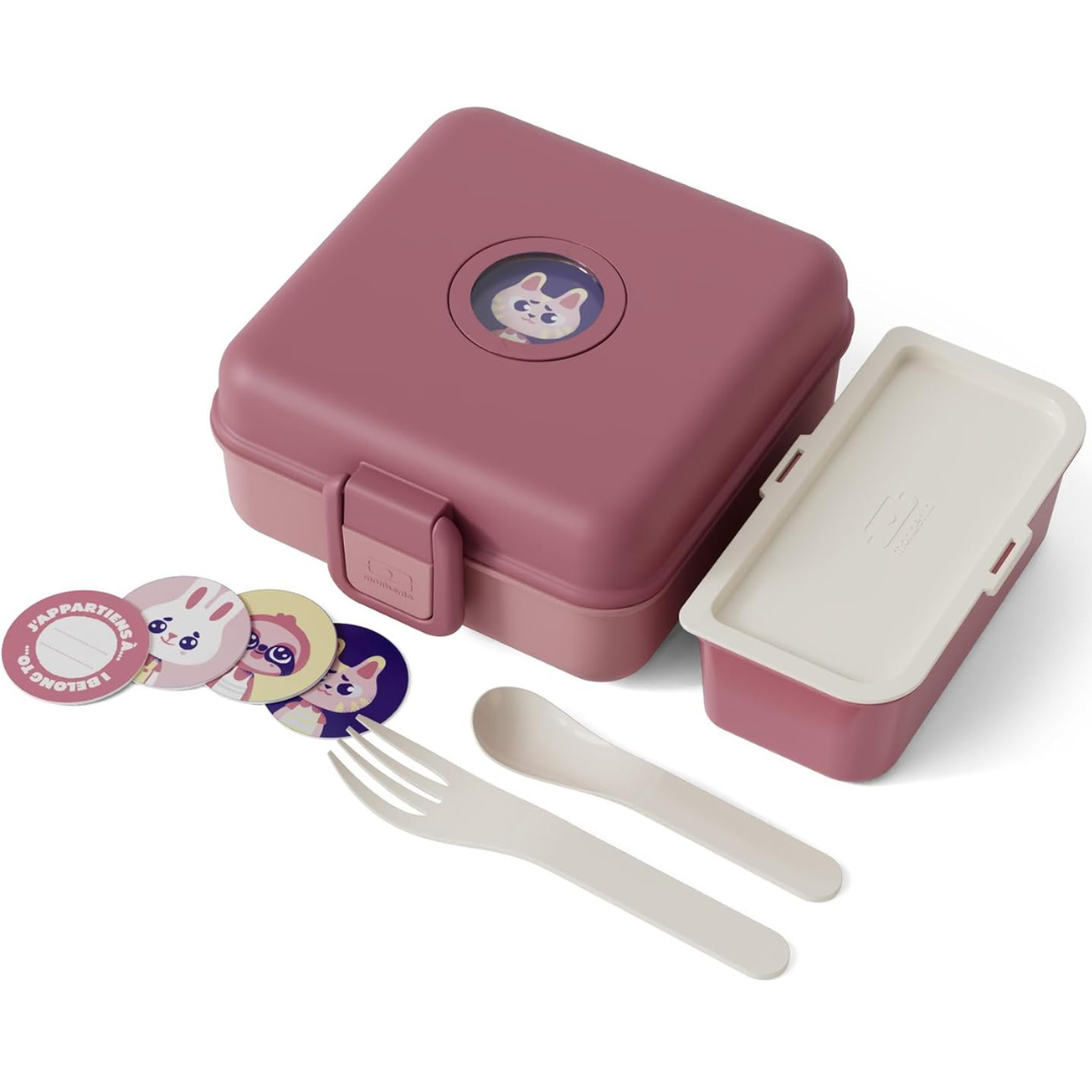Fiambrera MONBENTO snacky · rosa