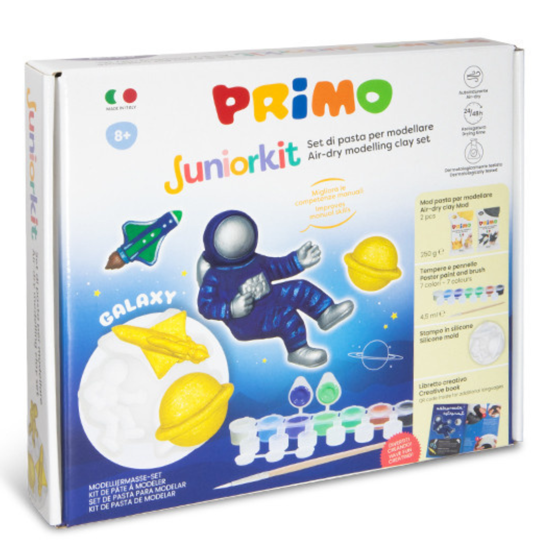 Pasta para moldear y pintar ¡se seca al aire! · espacio