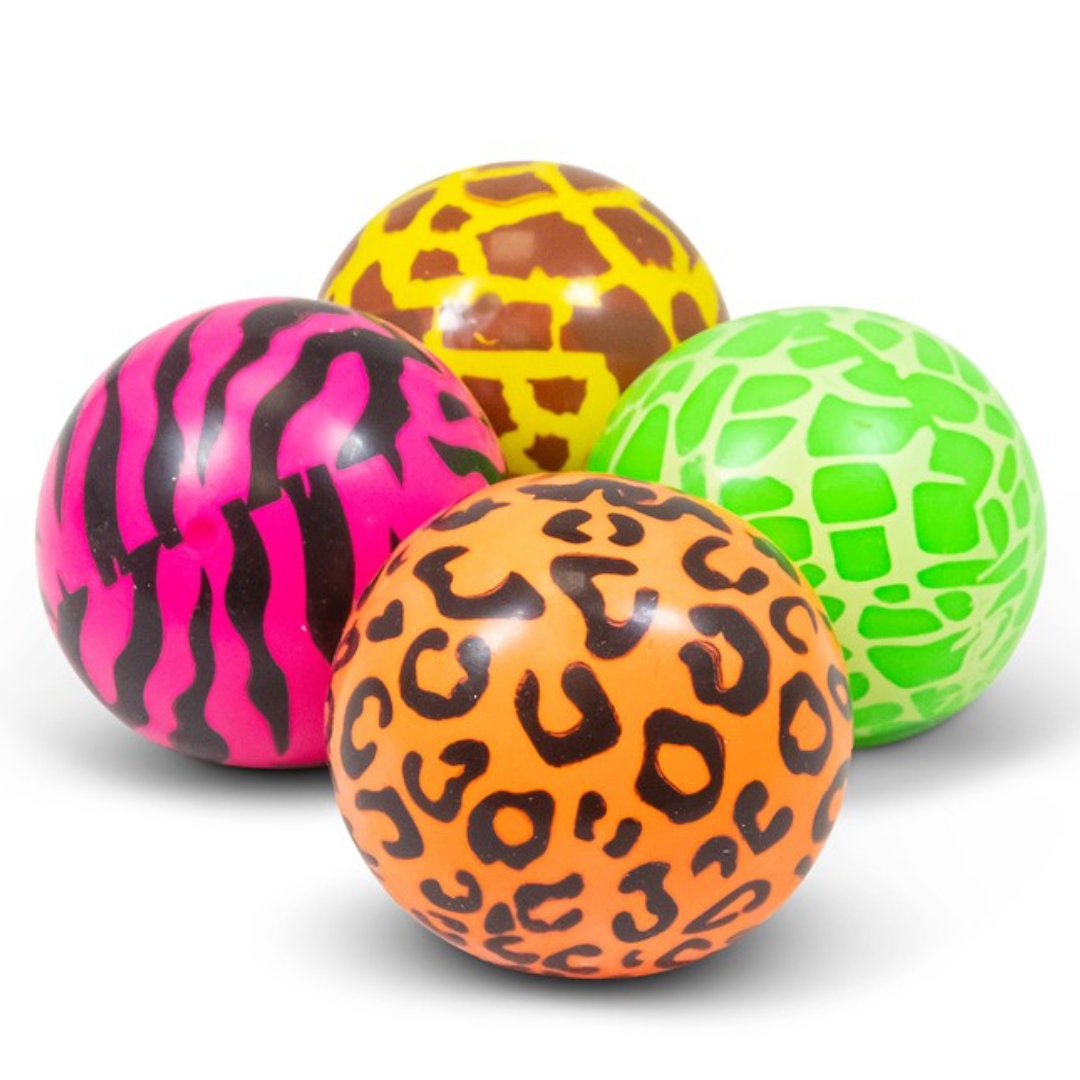 Pelota sensorial NEON SAFARI SQUISH
