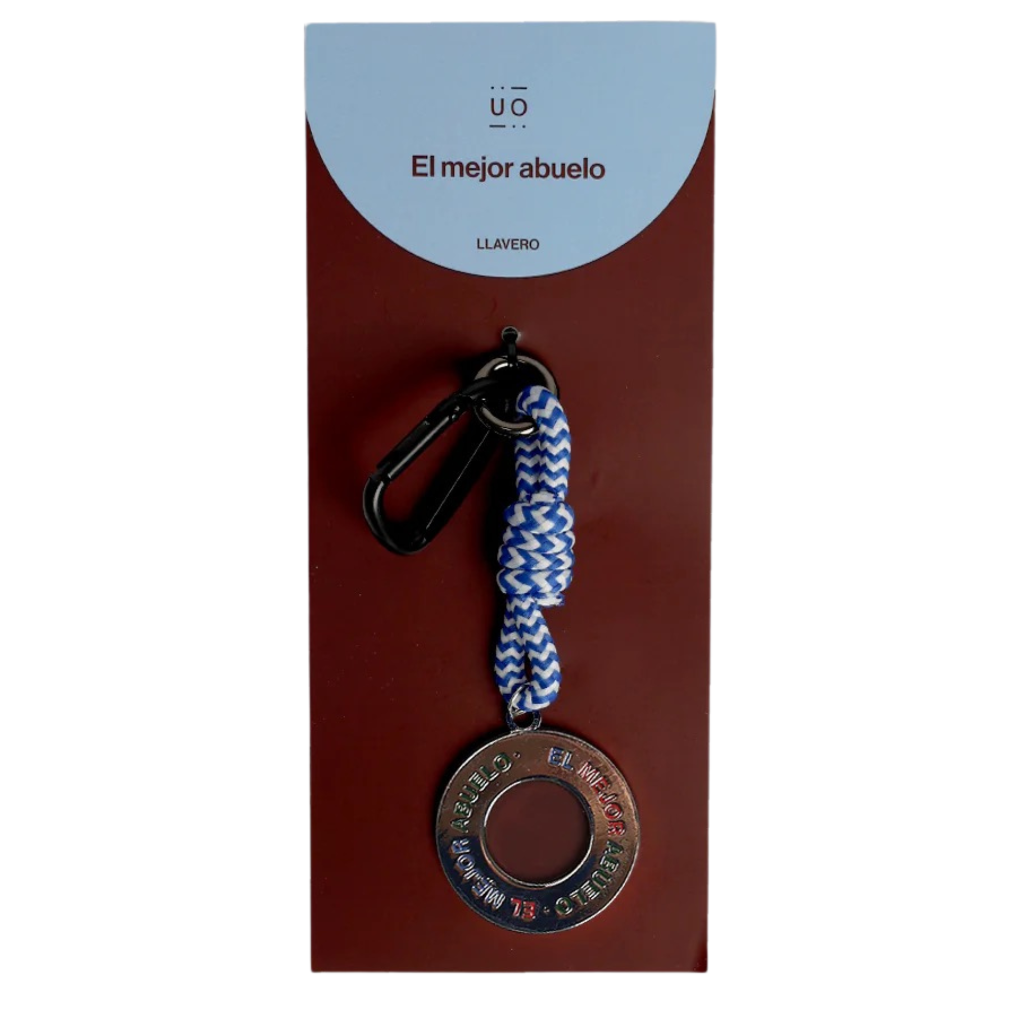 Llavero metálico · el mejor abuelo