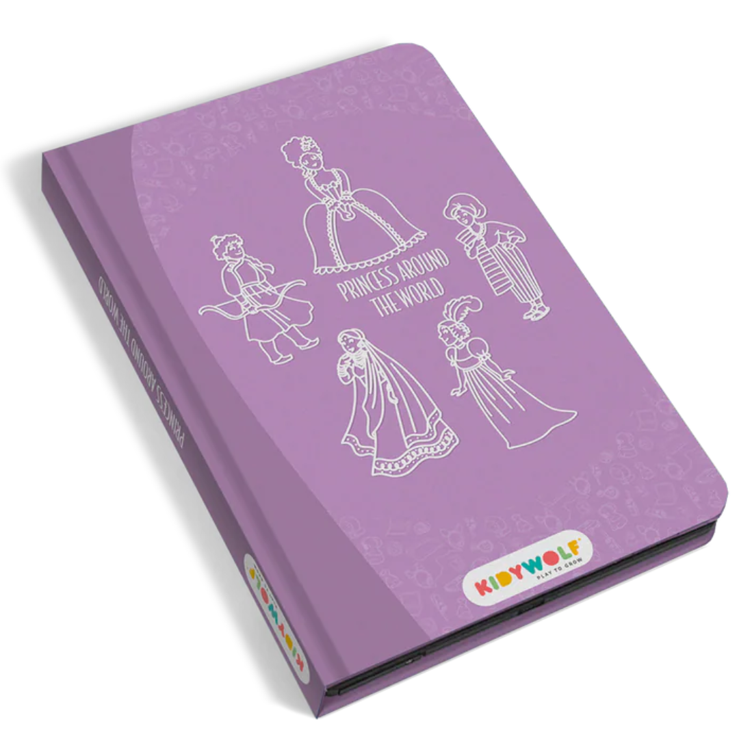 Tableta para dibujar con plantillas KIDYDRAW MINI · princesas