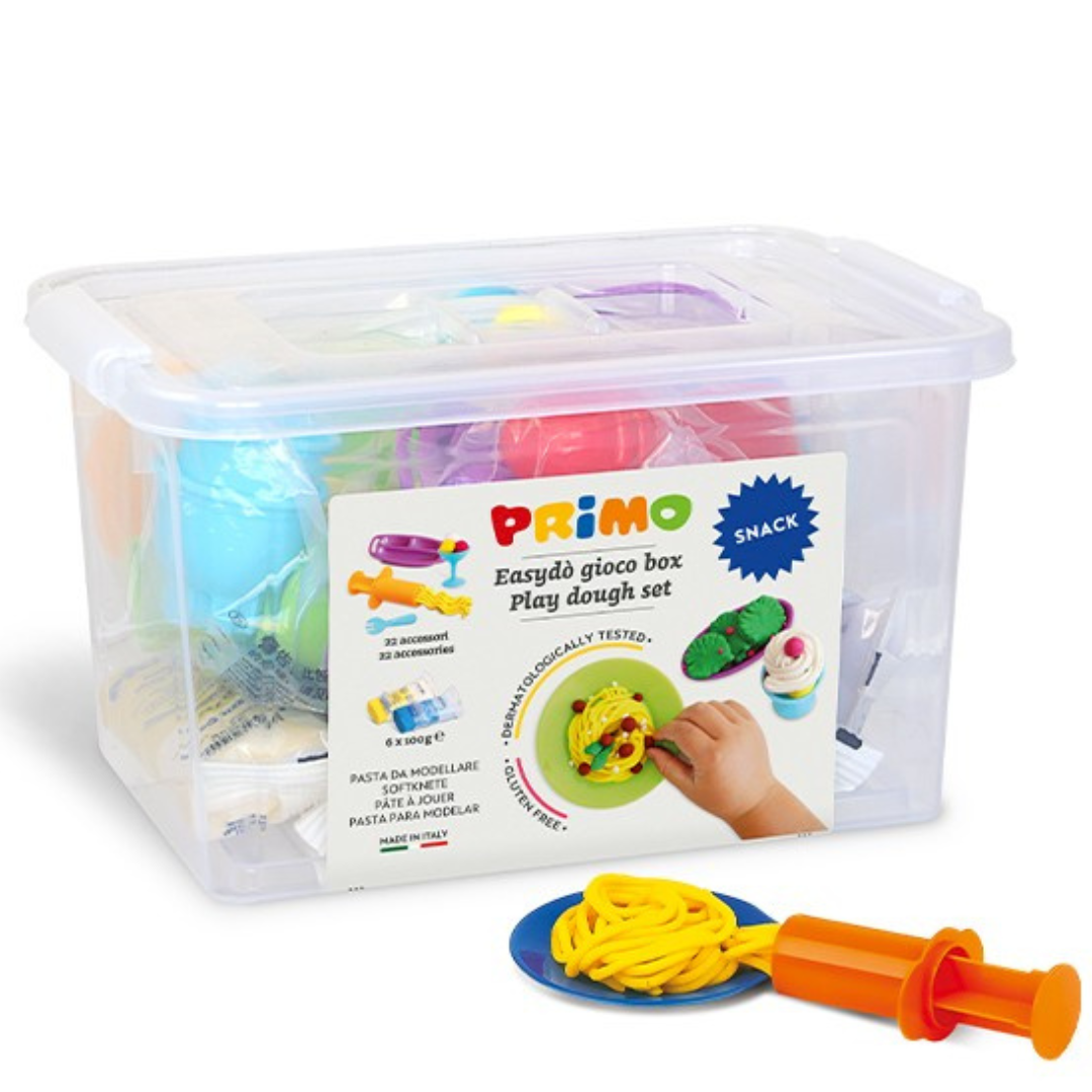 Set de plastilina con accesorios ¡snack bar!