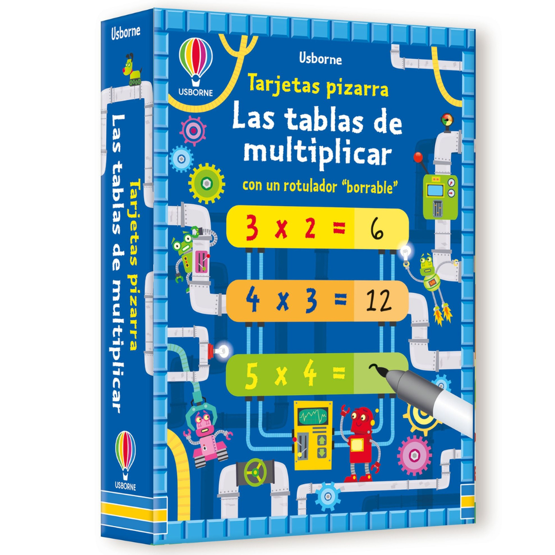 Tarjetas-pizarra: las tablas de multiplicar
