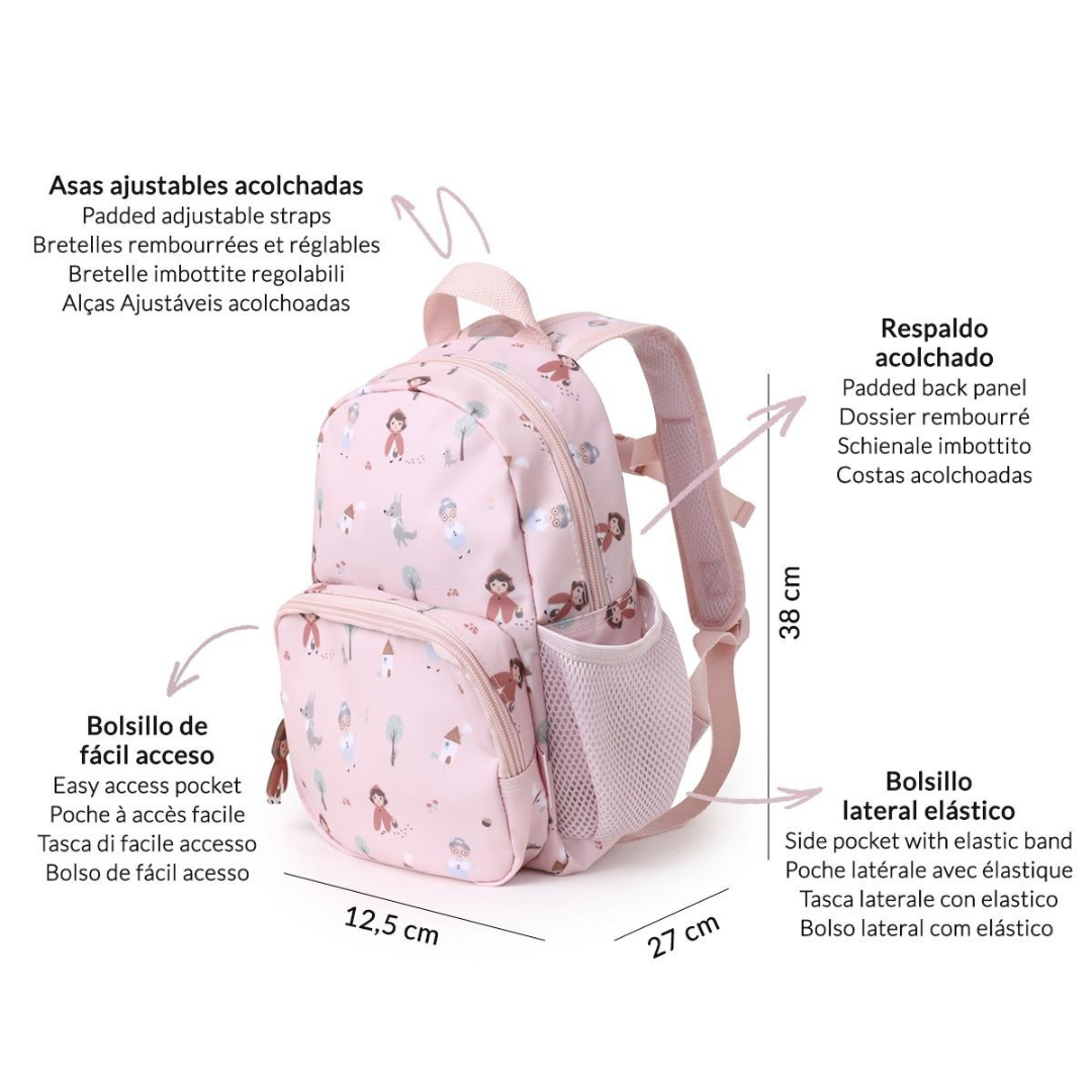 Mochila infantil TUTETE personalizable · Little Red