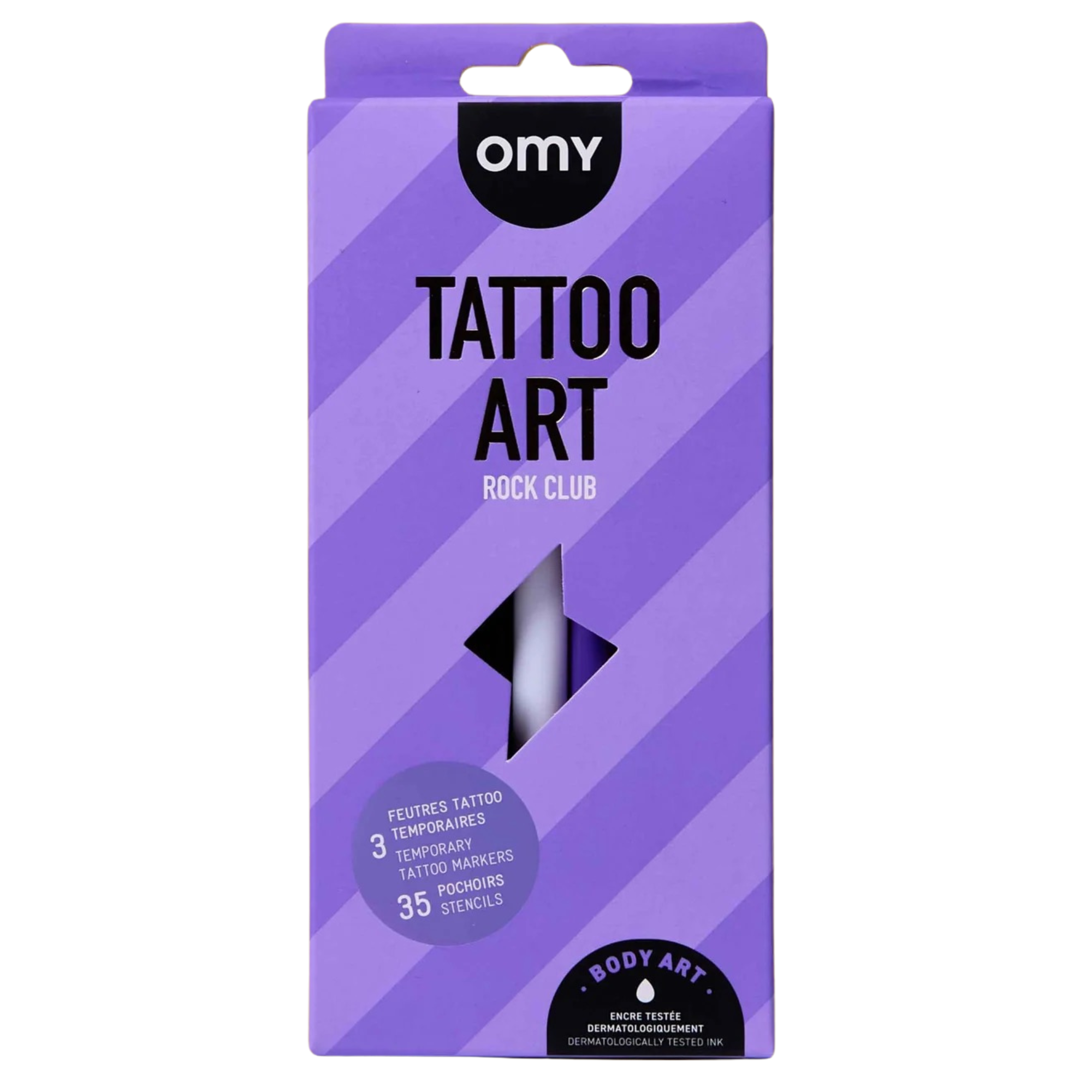 Rotuladores tattoos OMY · rock club