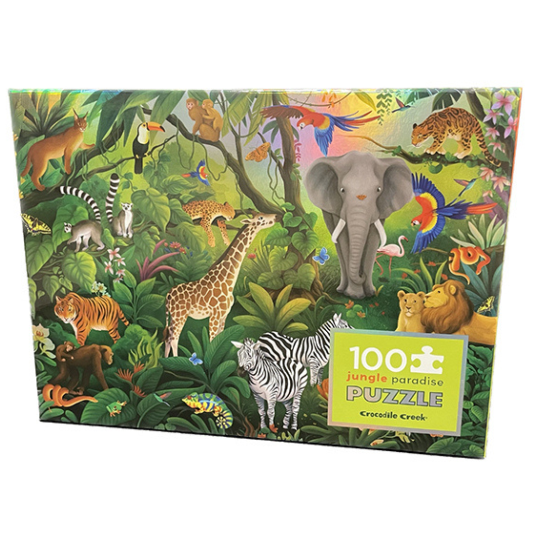 Puzzle holográfico Jungle Paradise: 100 piezas