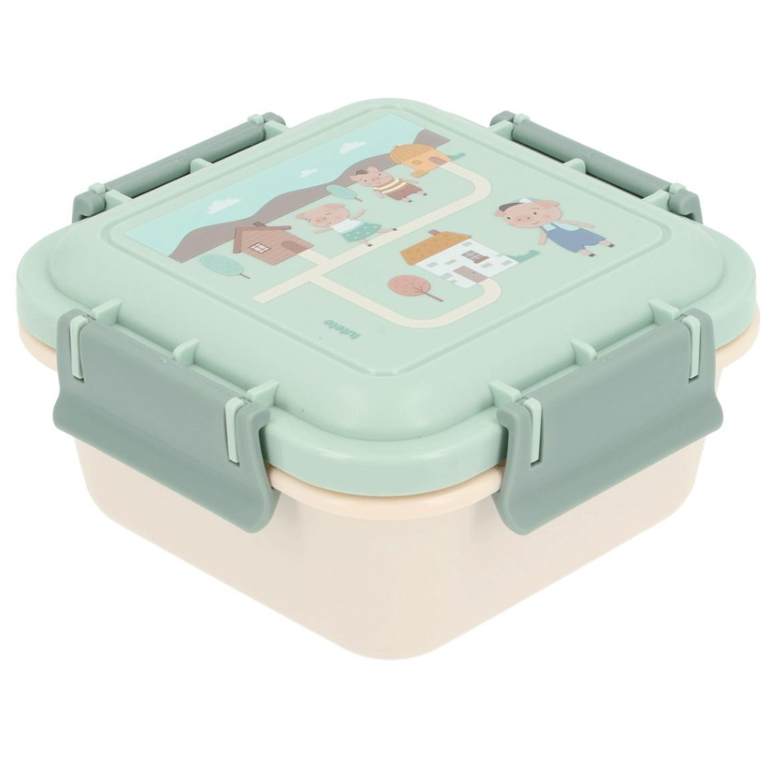 Caja de almuerzo grande TUTETE · The Three Little Pigs