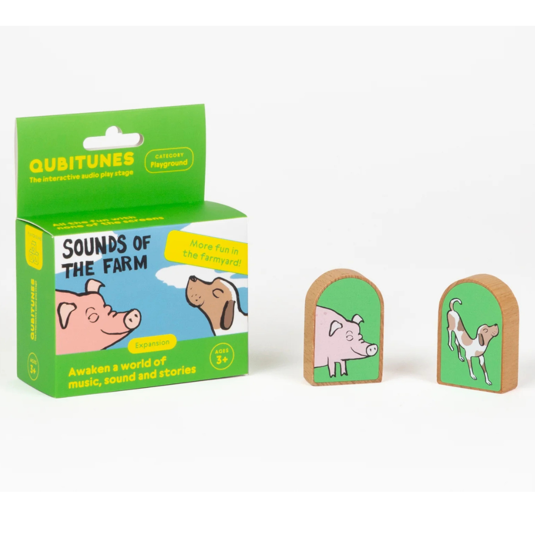 Qubitunes juego · sonidos de la granja ¡expansión set!