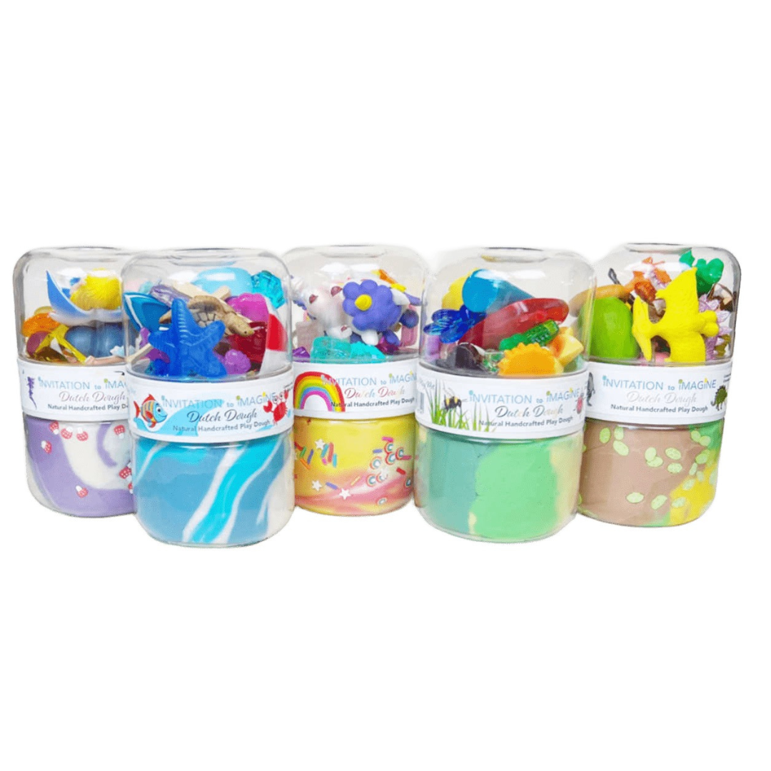 Bote de plastilina 240g. con sello + cortador ¡y sorpresas!