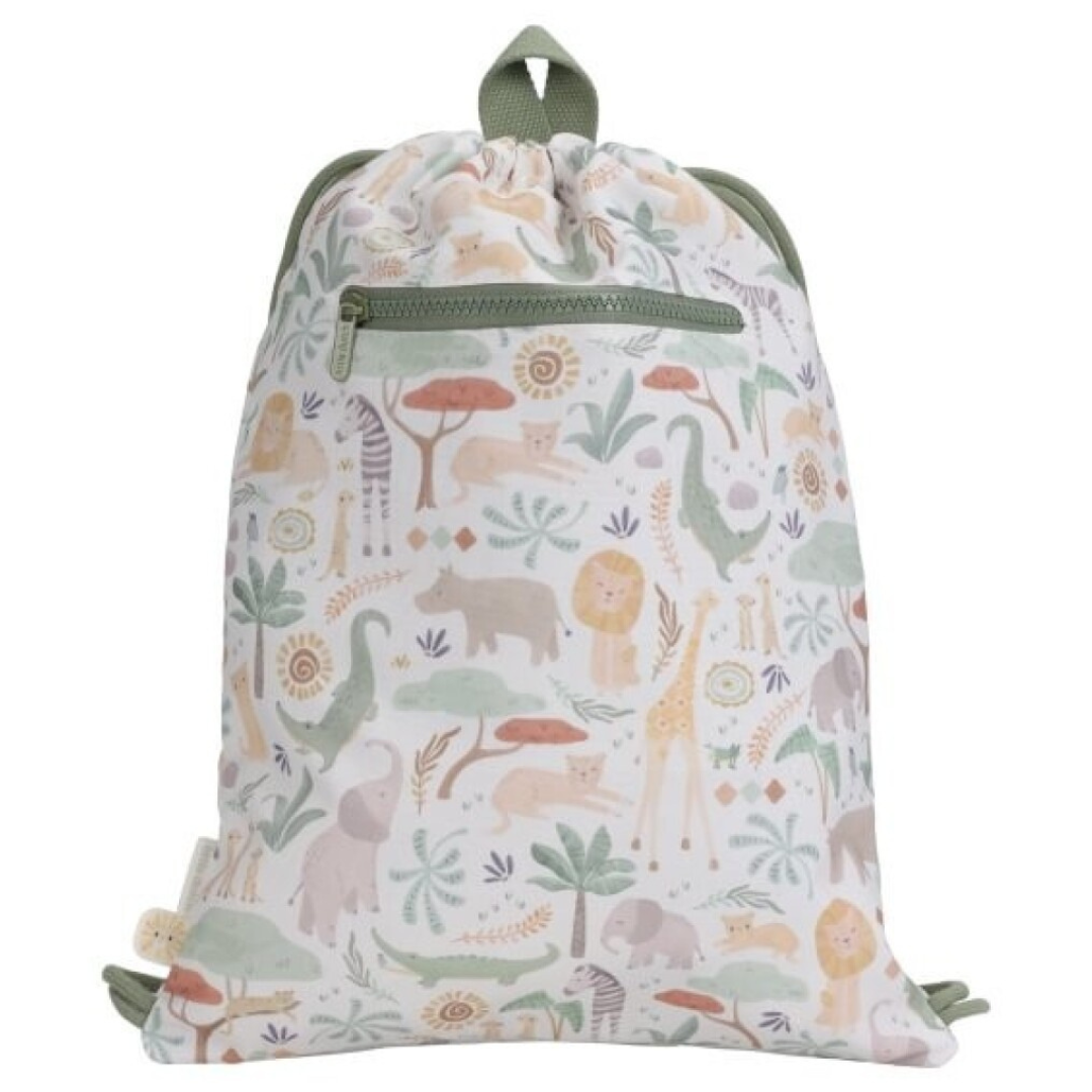 Mochila saco LITTLE DUTCH · safari friends