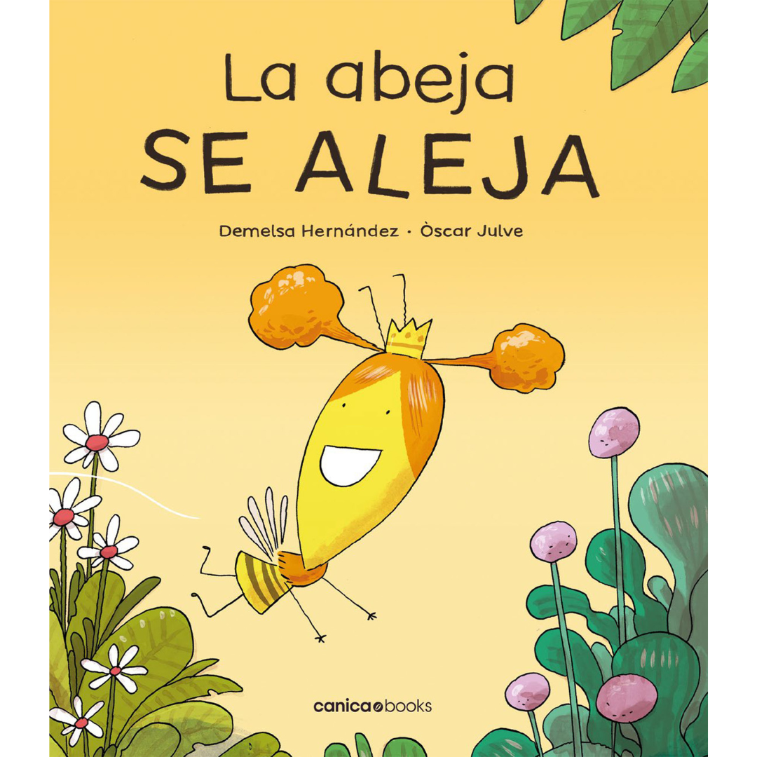 La abeja se aleja