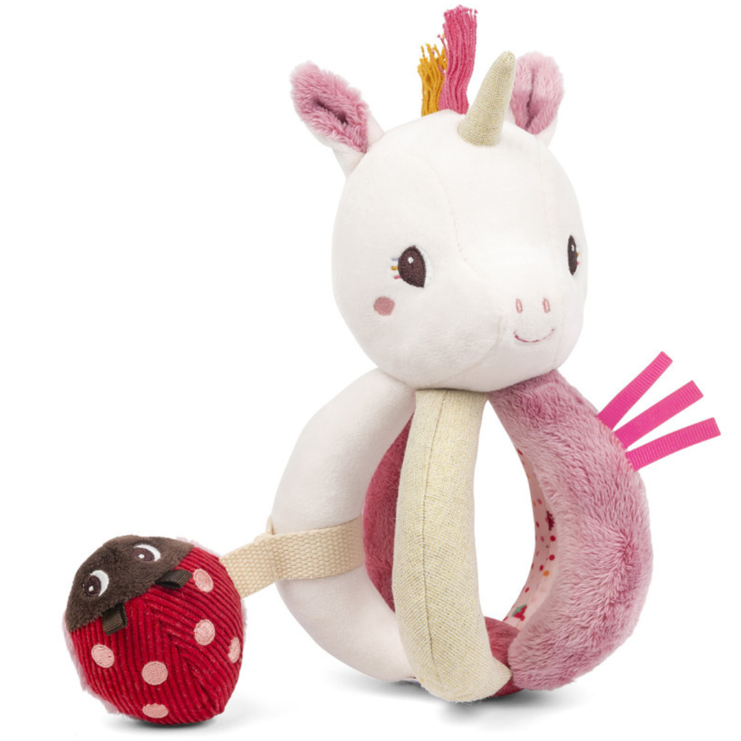 Sonajero con asas · Lena, el unicornio