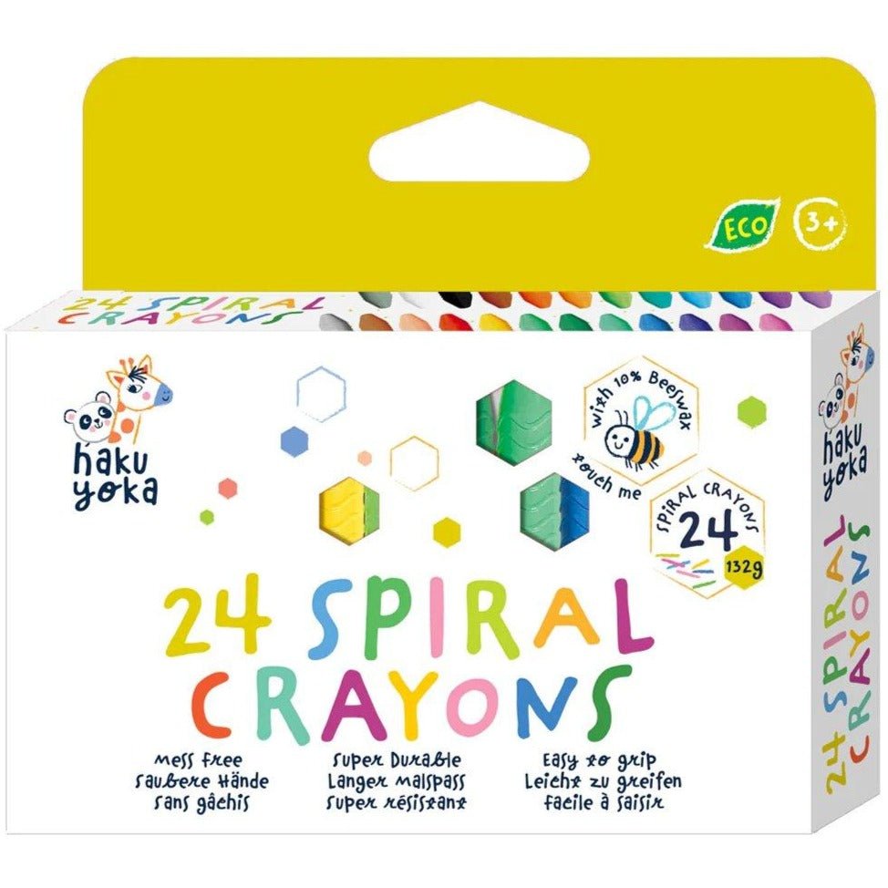 24 Ceras Haku Yoka · Spiral Crayons - La Chata Merengüela