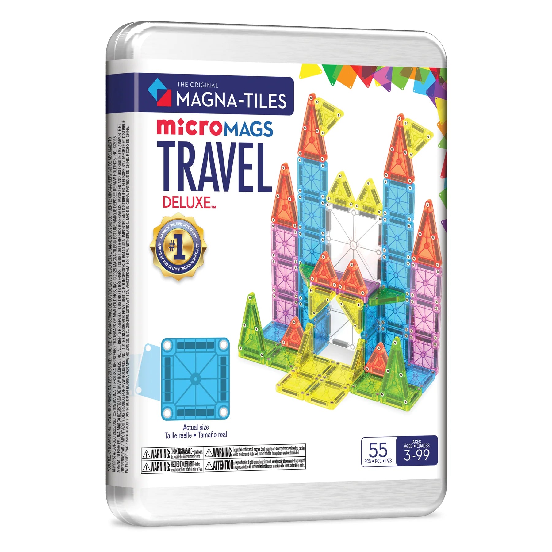 MAGNA-T microMAGS deluxe TRAVEL SET: 55 piezas